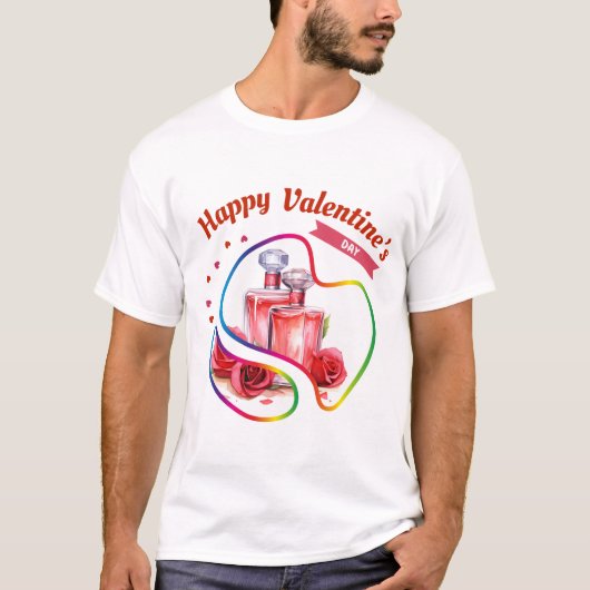 Happy Velentine's Day - True Love's Glow Tシャツ (正面)