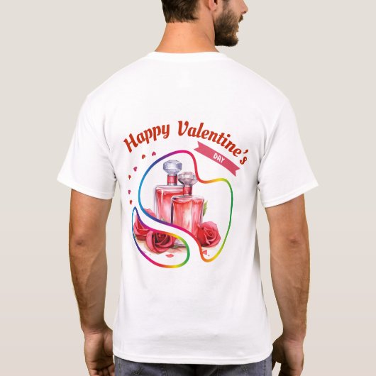 Happy Velentine's Day - True Love's Glow Tシャツ (裏面)