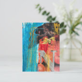 Happy Vintage Couple Date Night and Drinks ポストカード (スタンド正面)