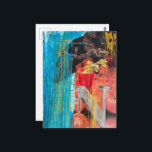 Happy Vintage Couple Date Night and Drinks ポストカード<br><div class="desc">A collage made and photographed by Angelandspot in the year 2026 with vintage images from a magazine from the 1980s era of a woman and man happy on a date night and part of an as for a drink with tomatoes</div>