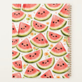 Happy Watermelon Planner Cover – Kawaii Watermelon プランナー手帳 (裏面)