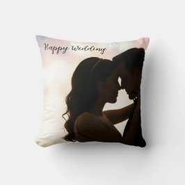 happy wedding クッション
