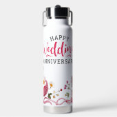 Happy wedding anniversary  ウォーターボトル (正面)