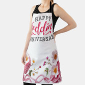 Happy wedding anniversary  エプロン (インサイチュ)