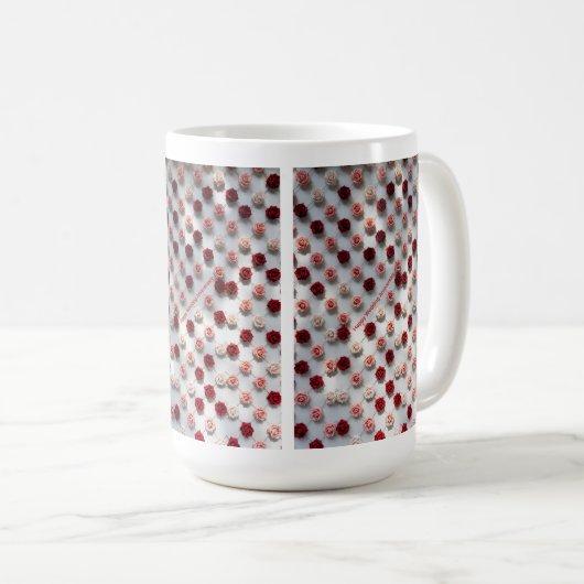 Happy Wedding Anniversary コーヒーマグカップ (正面右)