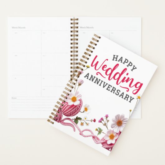 Happy wedding anniversary  プランナー手帳 (ディスプレー)