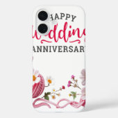 Happy wedding anniversary  Case-Mate iPhoneケース (裏面)