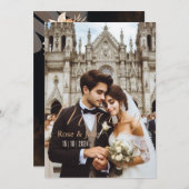 Happy , wedding card  (正面/裏面)