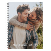 Happy Wedding Couple Photo ノートブック (正面)