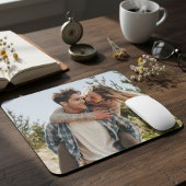 Happy Wedding Couple Photo マウスパッド