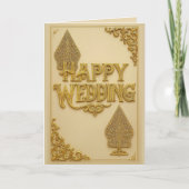 Happy Wedding Greeting Cards カード (正面)