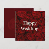 Happy Wedding Greeting Cards  シーズンカード (正面/裏面)
