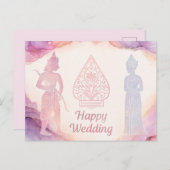 Happy Wedding Greeting cards  ポストカード (正面/裏面)