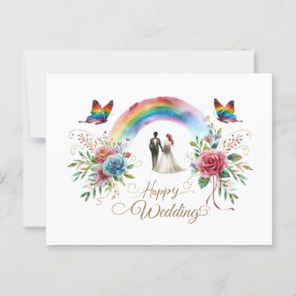 Happy wedding Greeting cards  ポストカード