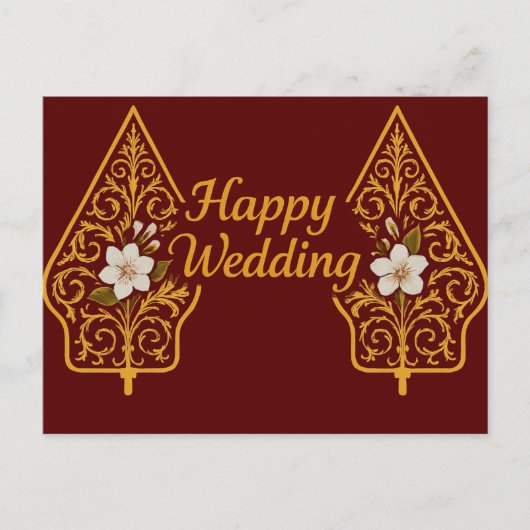Happy Wedding Postcards  ポストカード (正面)