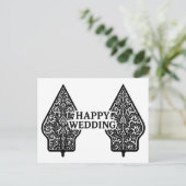 Happy Wedding Postcards  ポストカード (スタンド正面)