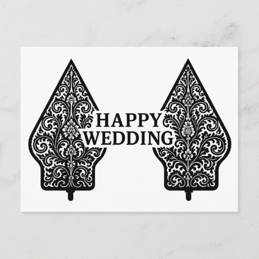 Happy Wedding Postcards  ポストカード (正面)
