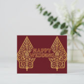 Happy Wedding Postcards  ポストカード (スタンド正面)