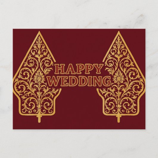 Happy Wedding Postcards  ポストカード (正面)
