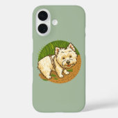 Happy Westie on Nature Trail Case-Mate iPhoneケース (裏面)