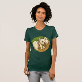 Happy Westie on Nature Trail Tシャツ (正面フル)