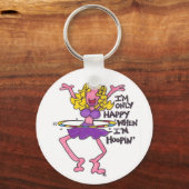 Happy When I's Hoopin キーホルダー (正面)