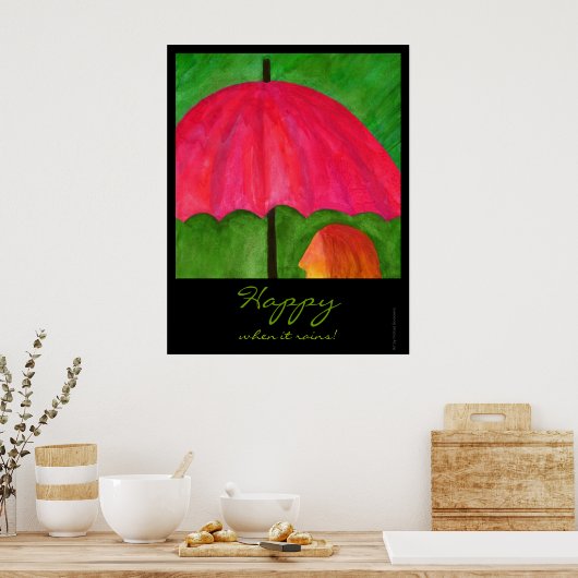 Happy When It Rainsポスター ポスター (キッチン)