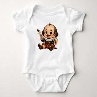 Happy William Shakespeare Baby ベビーボディスーツ
