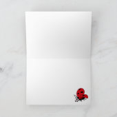 Happy Wings Ladybug  カード (内部)