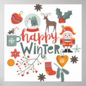 Happy Winterポスター ポスター (正面)