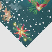 Happy Winter Holiday Snowy Fairy Tale with Santa 薄葉紙 (詳細)