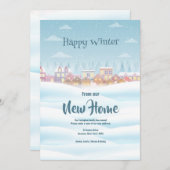 Happy Winter New Home発表 案内状 (正面/裏面)