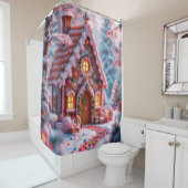 Happy winter with Christmas  シャワーカーテン (インサイチュ)