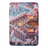 Happy winter with Christmas  バスマット (正面縦)