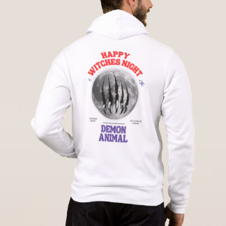 happy witches night demon animal パーカ