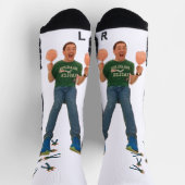 Happy with cotton candy ソックス (上部)