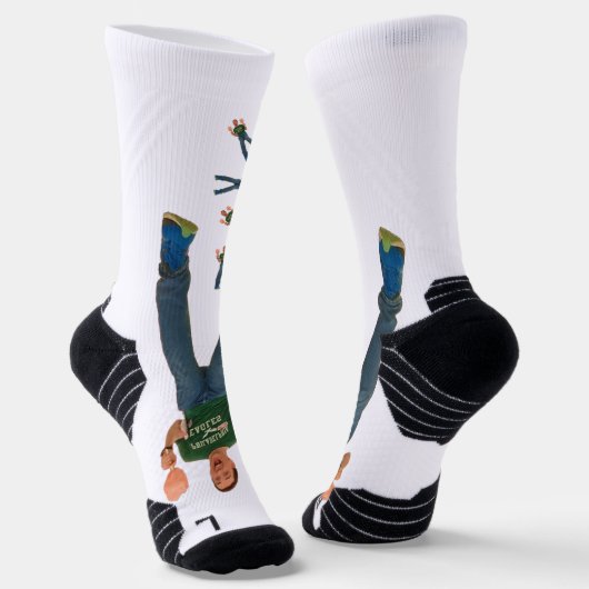 Happy with cotton candy ソックス (傾斜あり)