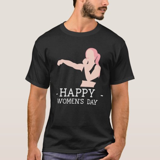 Happy Women s Day 2023 Boxing Embrace Equity Fit S Tシャツ (正面)