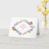 Happy Women's Dayフォトカード カード (黄色い花)