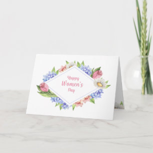 Happy Women's Dayフォトカード カード