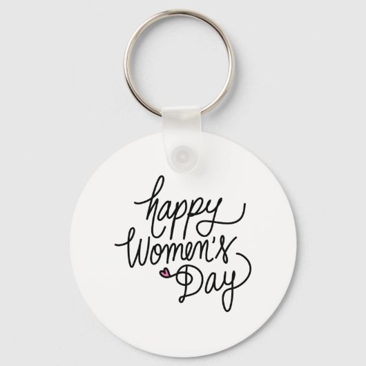 Happy Women's Day キーホルダー (正面)