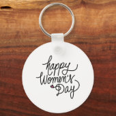 Happy Women's Day キーホルダー (正面)