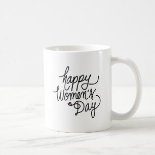 Happy Women's Day コーヒーマグカップ