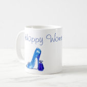 Happy Women's Day コーヒーマグカップ (正面左)