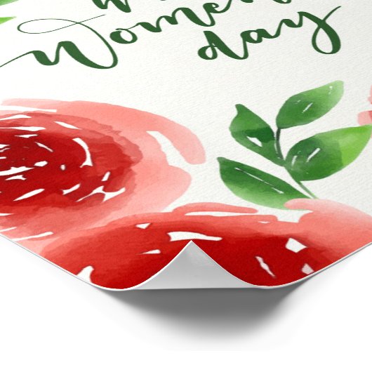 Happy Women's Day ポスター (角)
