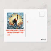 Happy Women's Day ポストカード (裏面)