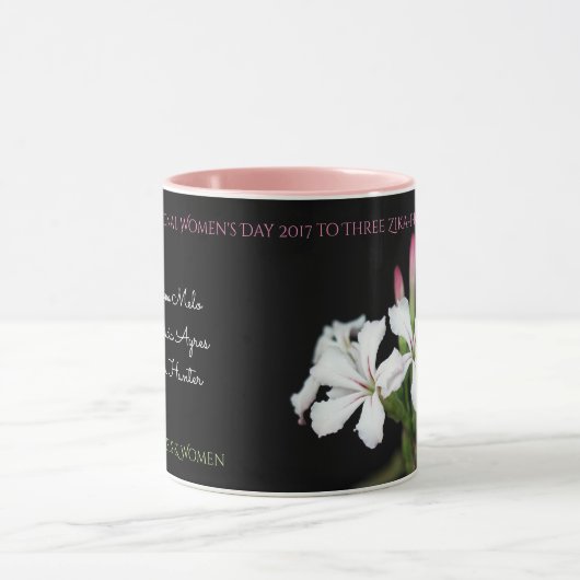 Happy Women's Day 2017 Mug by RoseWrites マグカップ (中央)