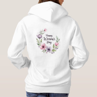  happy women's day 2026 hoodies celebration パーカ