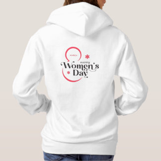  happy women's day 2026 hoodies celebration パーカ