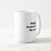 Happy Women's Day | 3月8日 コーヒーマグカップ (正面右)